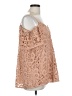 V Cristina 100% Polyester Tan Sleeveless Blouse Size L - photo 4