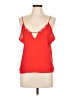 Leith 100% Polyester Red Sleeveless Blouse Size L - photo 1