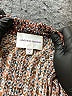 Lavender Brown 100% Polyester Brown Long Sleeve Blouse Size M - photo 3