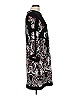 Studio One Paisley Black Casual Dress Size L - photo 4