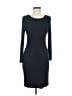 Minty Solid Black Casual Dress Size M - photo 1