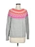 Gap Hearts Gray Pullover Sweater Size M - photo 1