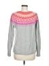 Gap Hearts Gray Pullover Sweater Size M - photo 2