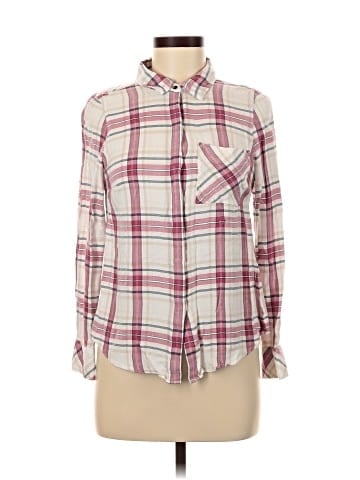 White House Black Market Long Sleeve Button-Down Shirt (view 1)