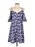 Faconnable 100% Polyester Paisley Blue Casual Dress Size L - photo 1