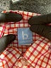 Bella Bliss 100% Cotton Checkered-gingham Orange Long Sleeve Button-Down Shirt Size 7 - photo 3