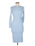 ASOS Solid Blue Cocktail Dress Size 8 - photo 1
