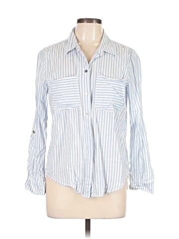 MICHAEL Michael Kors 3/4 Sleeve Button-Down Shirt (view 1)
