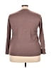 Staccato Brown Long Sleeve Top Size 3X - photo 2