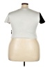 Ashley Stewart Color Block Silver Short Sleeve Top Size 22 - 24 Plus - photo 2