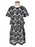 J.Crew Factory Store 100% Polyester Chevron-herringbone Blue Romper Size 0 - photo 2