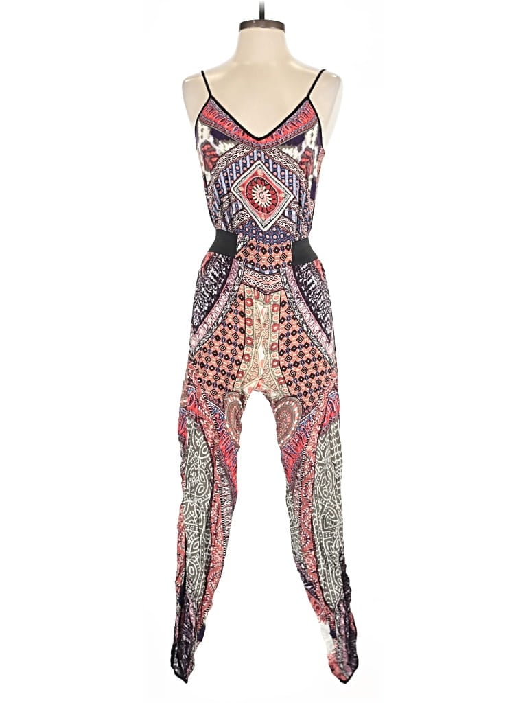 Pre-owned Fire Los Angeles Jumpsuit In Red