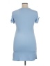 Assorted Brands Solid Blue Casual Dress Size XL - photo 2