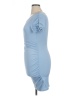 Assorted Brands Solid Blue Casual Dress Size XL - photo 5