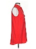 Equipment Red Sleeveless Button-Down Shirt Size XS - photo 4