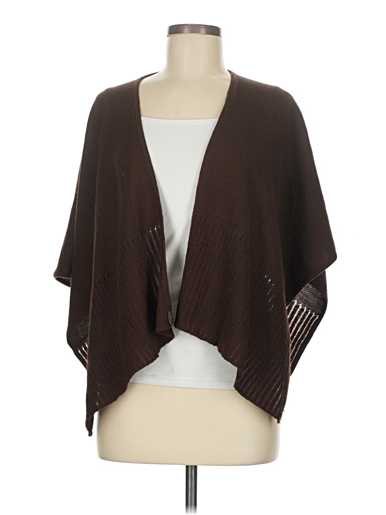 Pre-owned Assorted Brands Cardigan Sweater In Brown