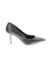 White House Black Market Metallic Silver Heels Size 10 - photo 1