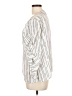 CAbi 100% Polyester Ivory Long Sleeve Blouse Size L - photo 5