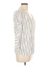 CAbi 100% Polyester Ivory Long Sleeve Blouse Size L - photo 4