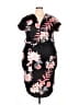 Unbranded Print Black Cocktail Dress Size 3X - photo 1