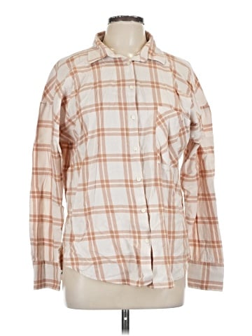Ann Taylor LOFT Outlet Long Sleeve Button-Down Shirt (view 1)