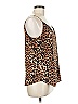Express Outlet 100% Polyester Brown Sleeveless Top Size M - photo 4