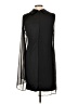 Connected Apparel 100% Polyester Solid Black Cocktail Dress Size 10 - photo 2