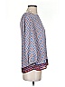 Merona 100% Polyester Blue 3/4 Sleeve Blouse Size S - photo 4