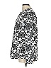 Laura Scott 100% Polyester Silver Long Sleeve Blouse Size L - photo 5