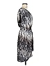 Express 100% Polyester Print Gray Casual Dress Size M - photo 4