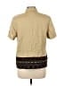 Alfred Dunner 100% Polyester Tan Short Sleeve Blouse Size 10 - photo 2