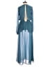 Bebe 100% Polyester Teal Blue Cocktail Dress Size 0 - photo 2