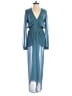 Bebe 100% Polyester Teal Blue Cocktail Dress Size 0 - photo 1