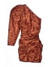Wilfred 100% Polyester Brown Orange Cocktail Dress Size 00 - photo 2