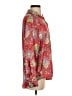 Zara Paisley Red Long Sleeve Blouse Size S - photo 4