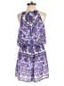 Elevenses 100% Polyester Paisley Purple Romper Size S - photo 2