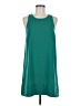 Leith Solid Green Casual Dress Size M - photo 1