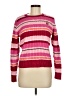 Liz Claiborne Stripes Pink Pullover Sweater Size M (petite) - photo 1
