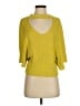 Knitted & Knotted Yellow Pullover Sweater Size S - photo 1