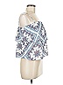 Hippie Rose 100% Polyester Blue Sleeveless Blouse Size M - photo 4