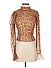 Free People 100% Polyamide Brown Long Sleeve Blouse Size XS - photo 1