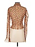Free People 100% Polyamide Brown Long Sleeve Blouse Size XS - photo 2