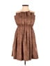 Mustard Seed Chevron-herringbone Brown Cocktail Dress Size S - photo 1