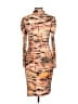 Guess Print Brown Cocktail Dress Size L - photo 2