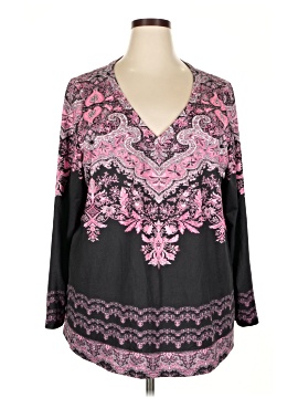 Shein Curve 3/4 Sleeve T Shirt