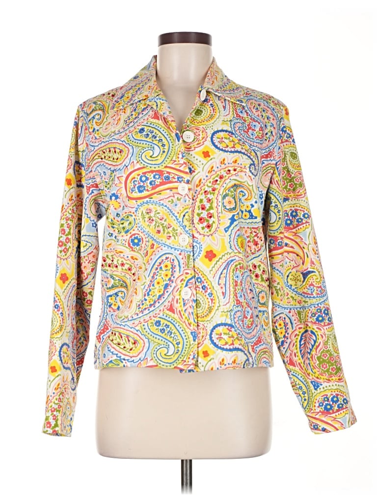 Pre-owned Field Flower Jacket In Yellow