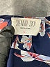 Sienna Sky 100% Polyester Blue Short Sleeve Blouse Size L - photo 8