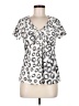 Assorted Brands Ivory Short Sleeve Blouse Size M - photo 1