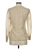 Jigsaw 100% Polyester Ivory Long Sleeve Blouse Size 8 - photo 2