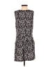 Ann Taylor LOFT Graphic Black Gray Romper Size 6 - photo 2